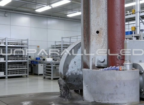 Casting production of a mineral machine base